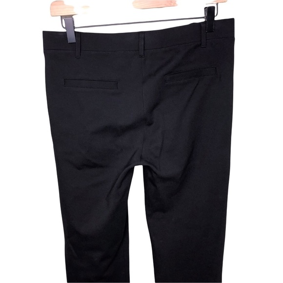Betabrand Classic Straight Leg Dress Pants Black Size Medium Ponte Knit W0076 - Picture 6 of 9